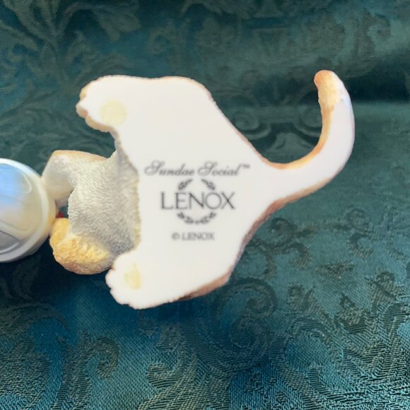 Like New Lenox Sundae Social Cat Statue - Picture 8 of 11